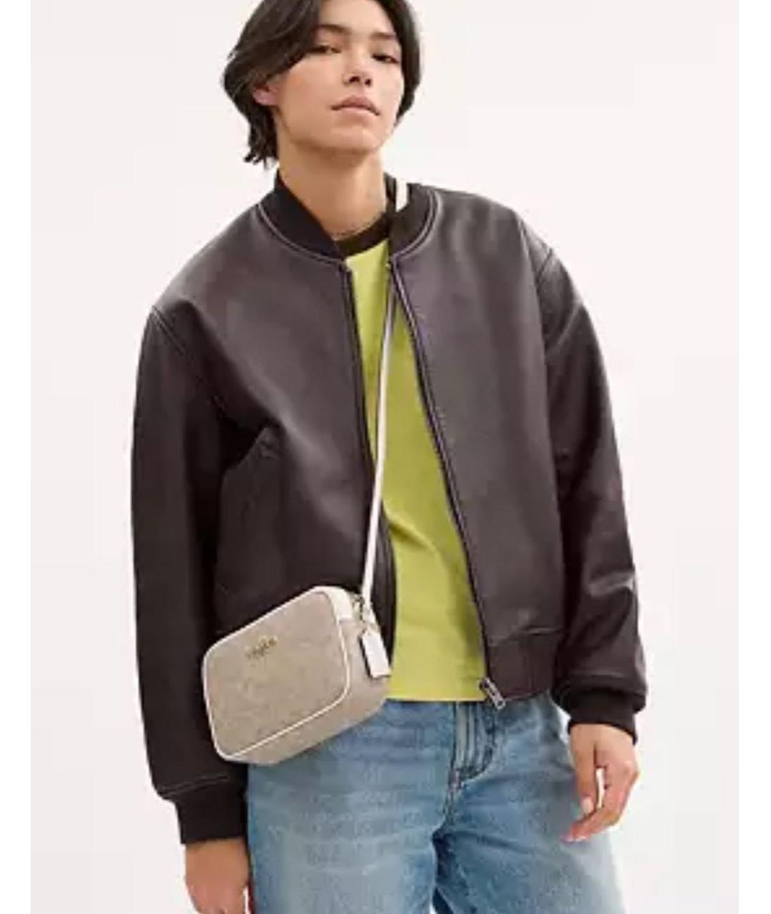 COACH Бежевая сумка через плечо, фото 8