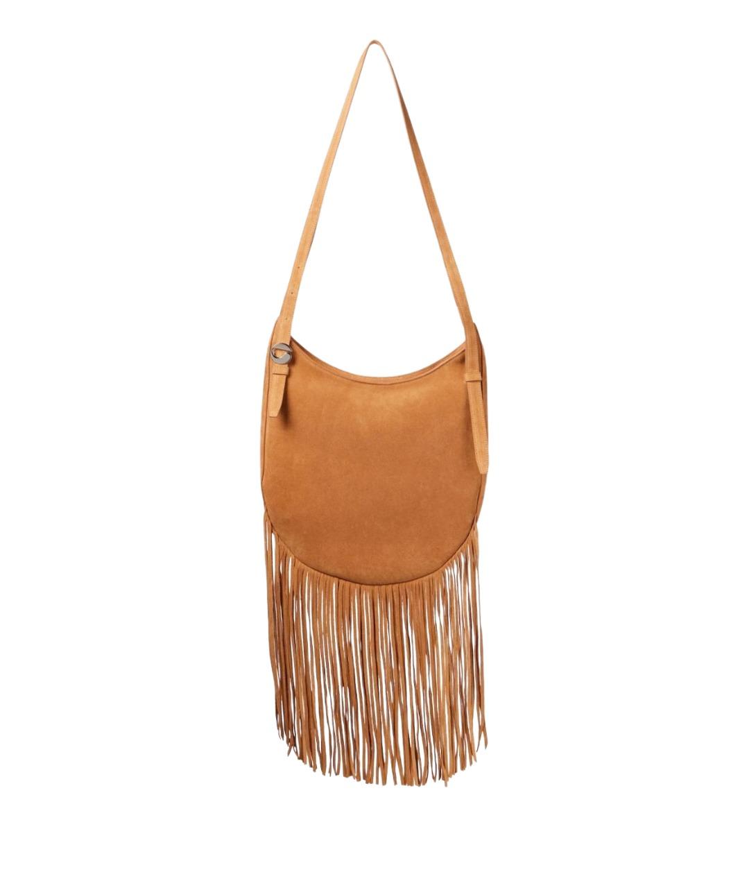 COPERNI Коричневая замшевая сумка через плечо, фото 1