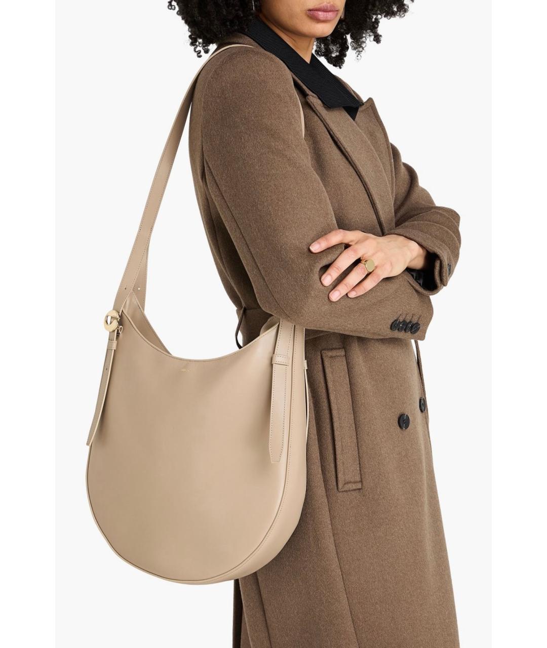 COPERNI Бежевая кожаная сумка через плечо, фото 2