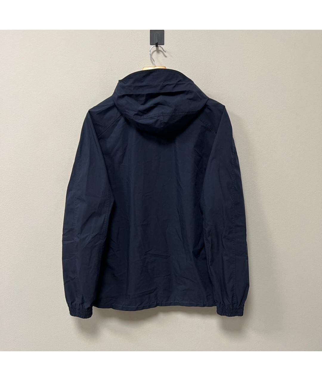 LORO PIANA Темно-синяя хлопковая куртка, фото 3