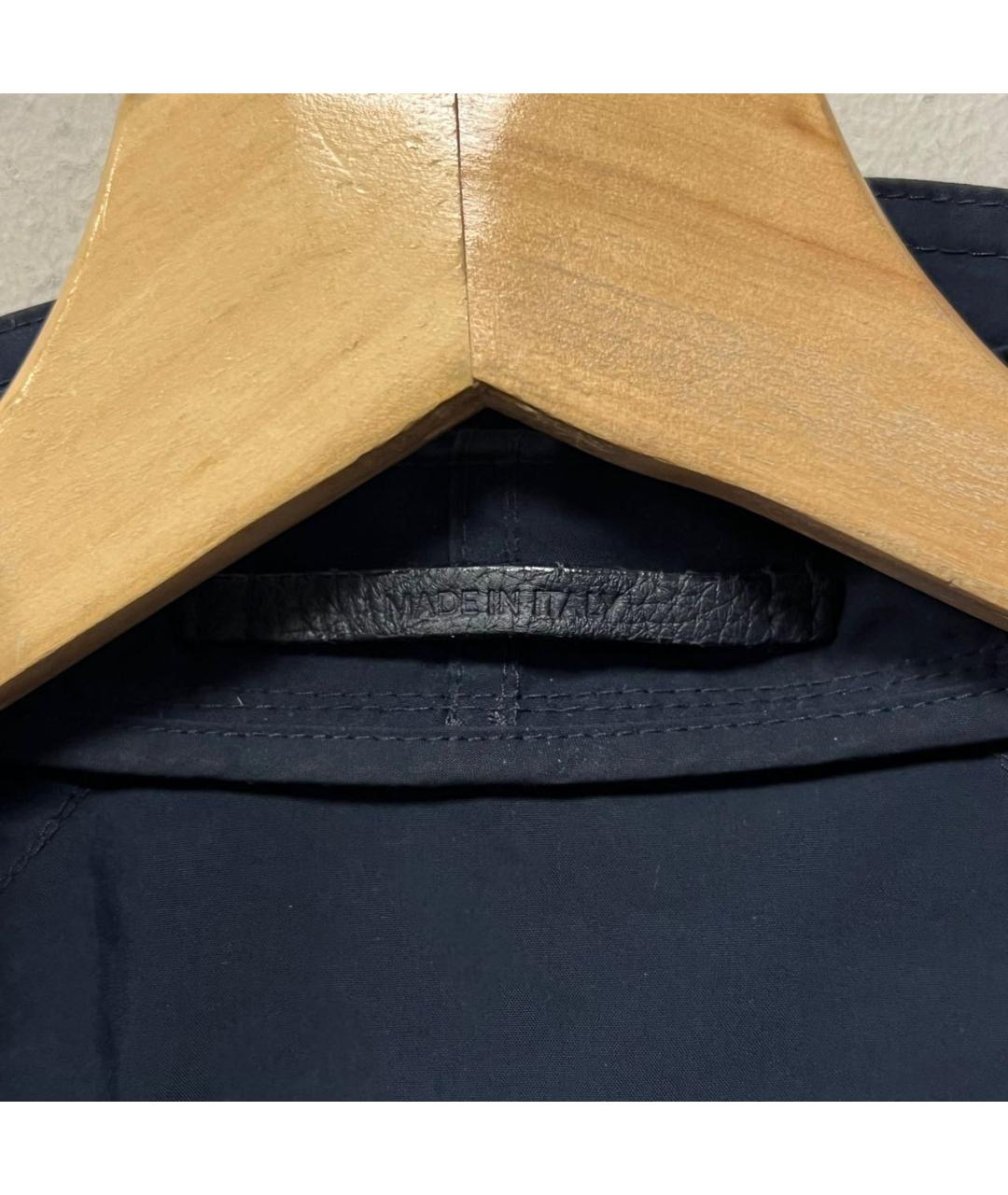 LORO PIANA Темно-синяя хлопковая куртка, фото 4