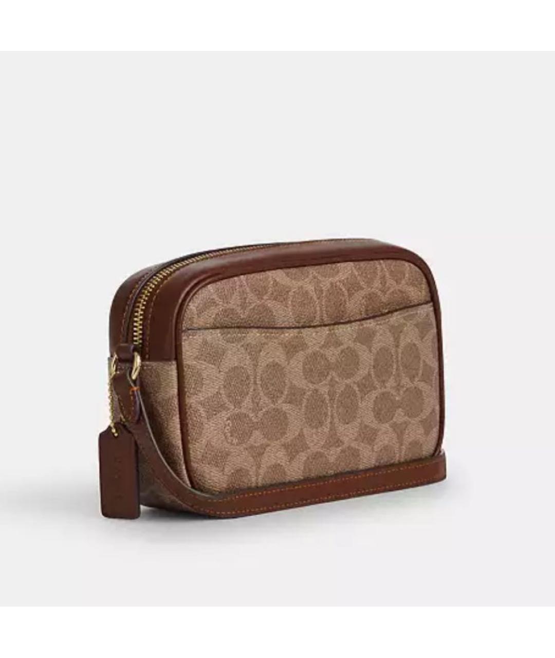 COACH Коричневая сумка через плечо, фото 2