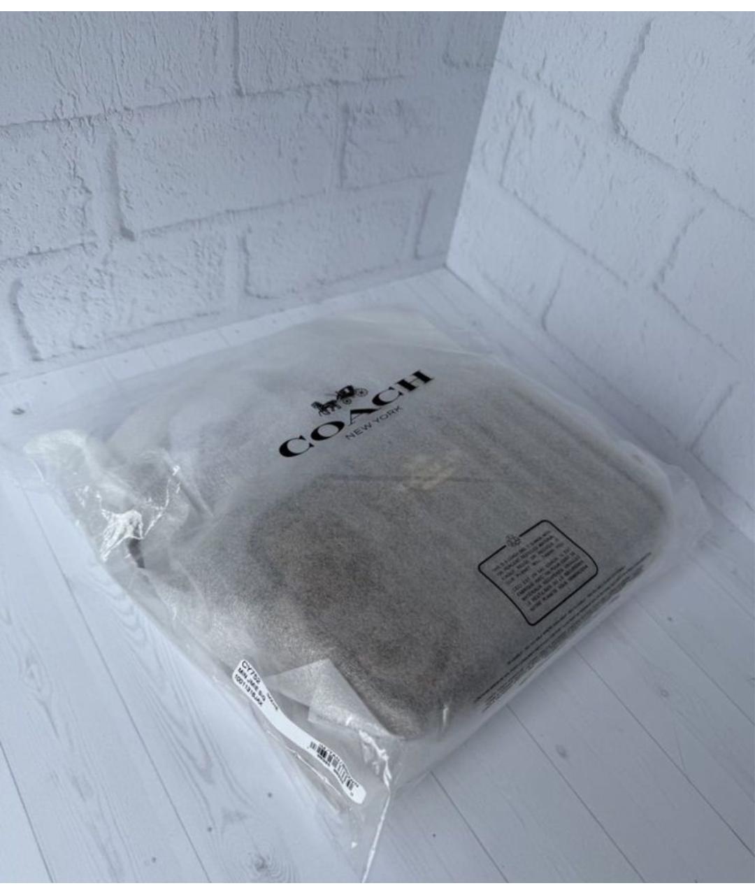 COACH Коричневая сумка через плечо, фото 6