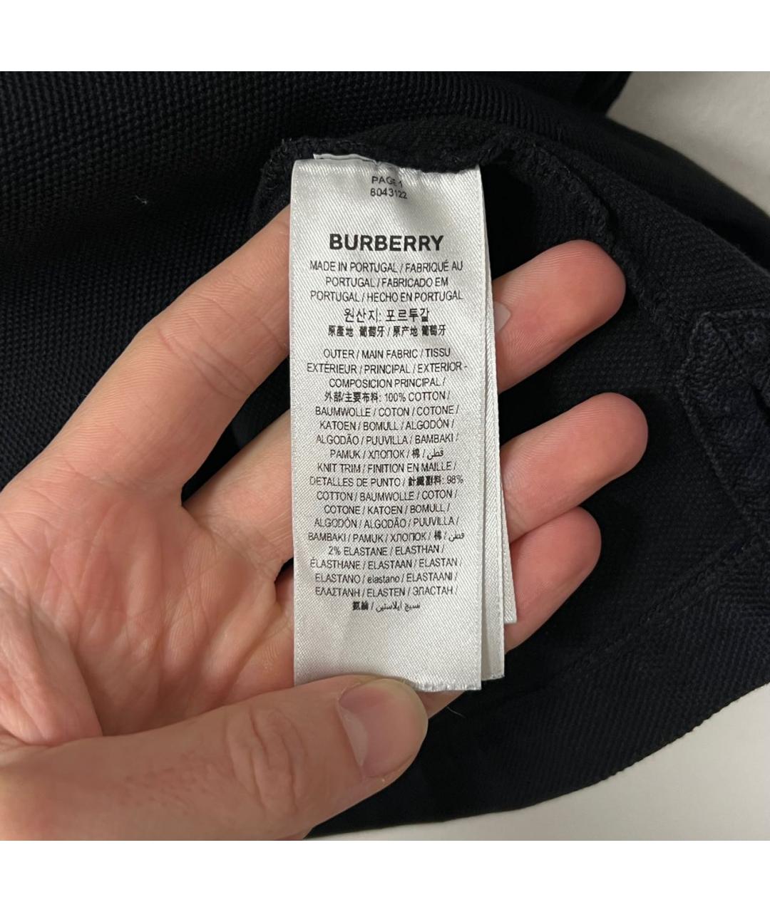 BURBERRY Хлопковое поло с коротким рукавом, фото 5