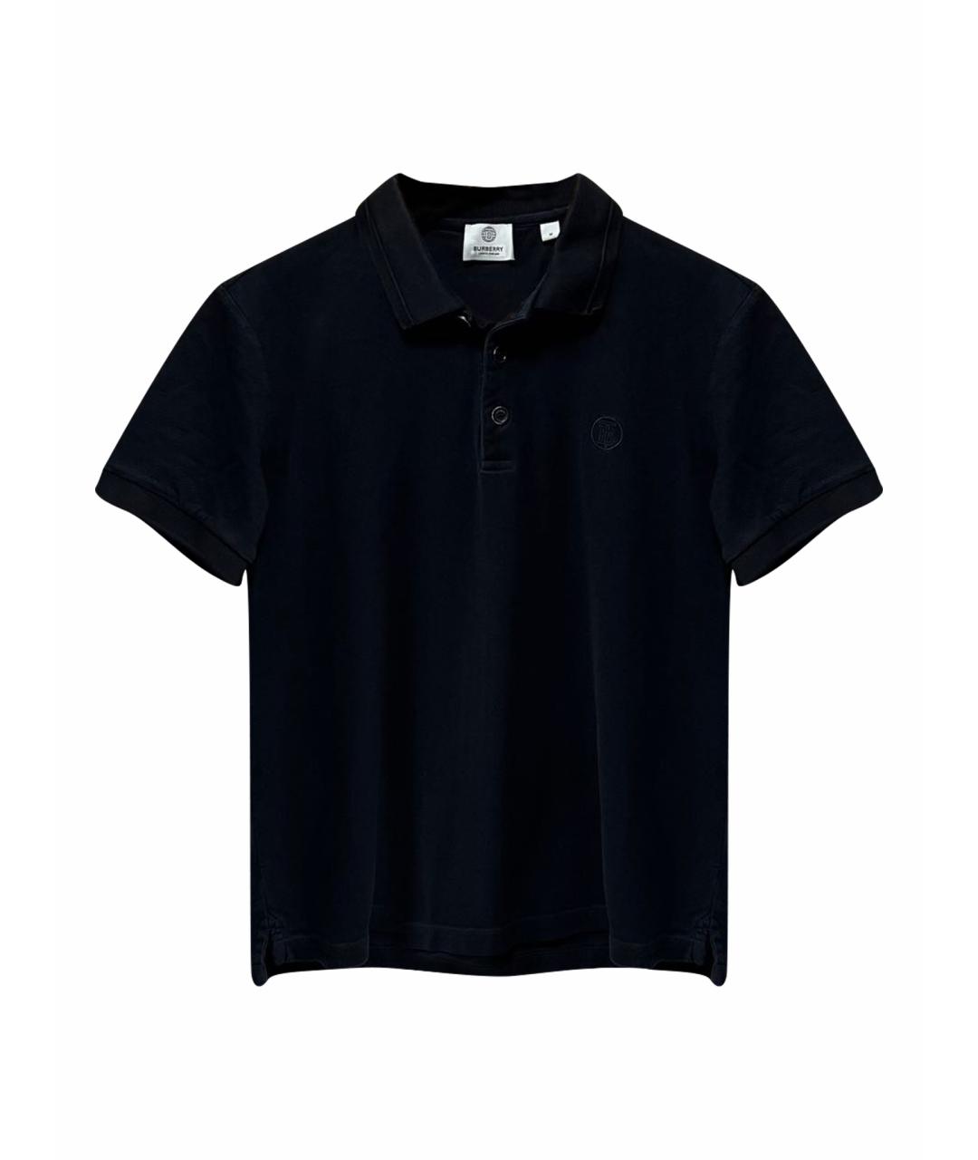 BURBERRY Хлопковое поло с коротким рукавом, фото 1