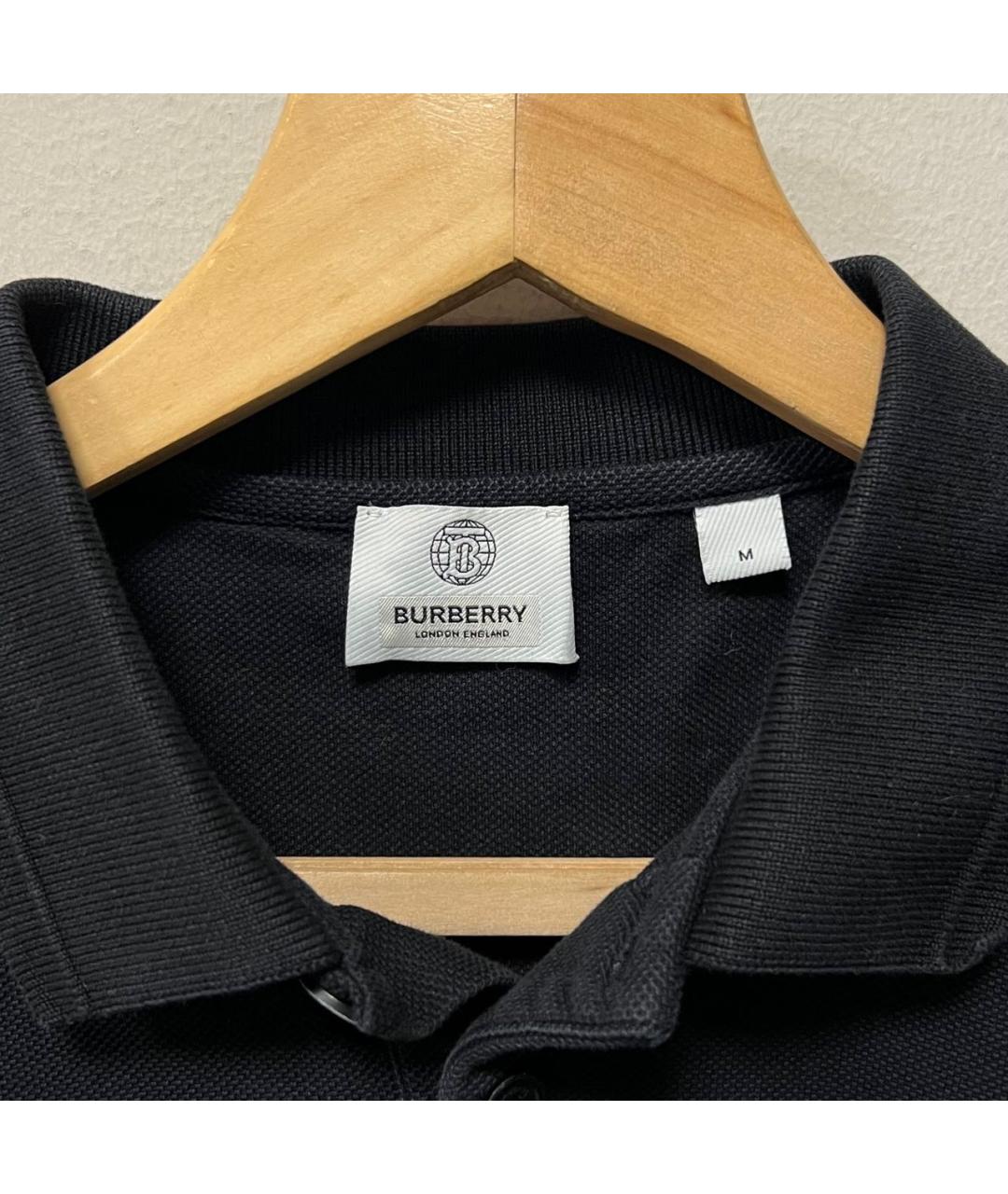 BURBERRY Хлопковое поло с коротким рукавом, фото 4