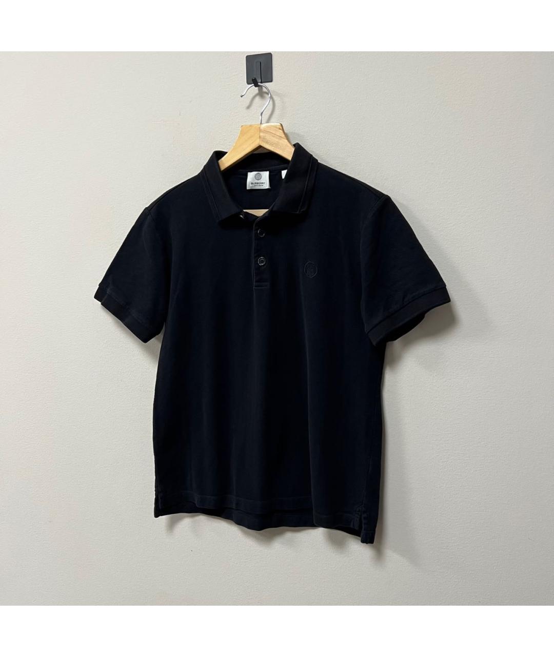BURBERRY Хлопковое поло с коротким рукавом, фото 2