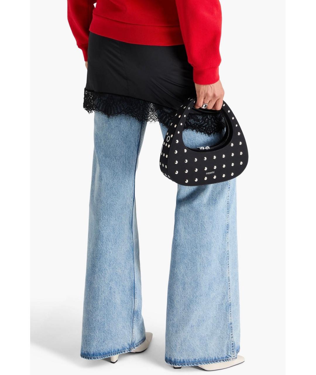 COPERNI Черная тканевая сумка с короткими ручками, фото 3