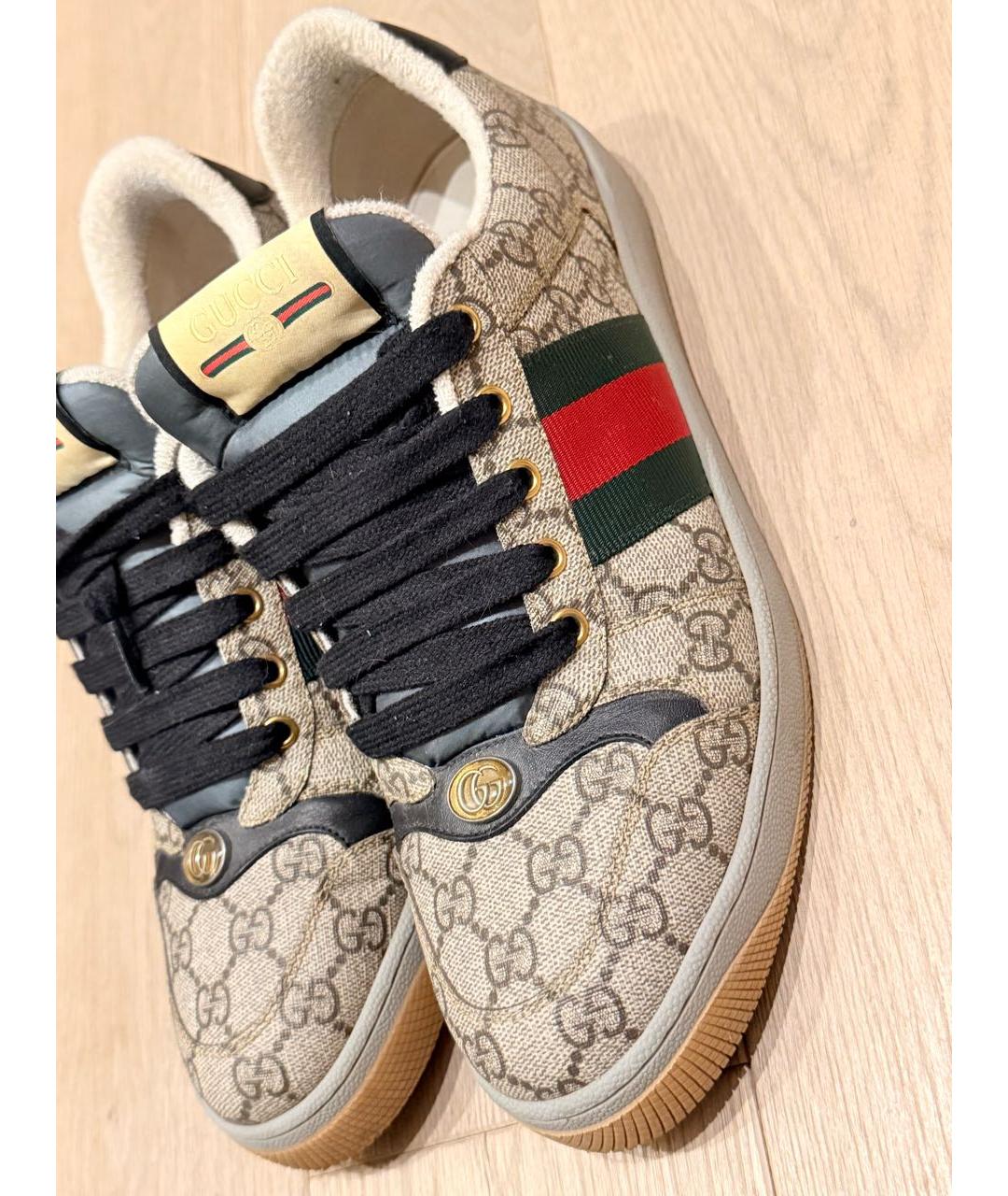GUCCI Мульти низкие кроссовки / кеды, фото 2