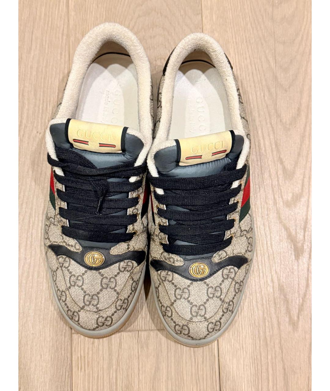 GUCCI Мульти низкие кроссовки / кеды, фото 3