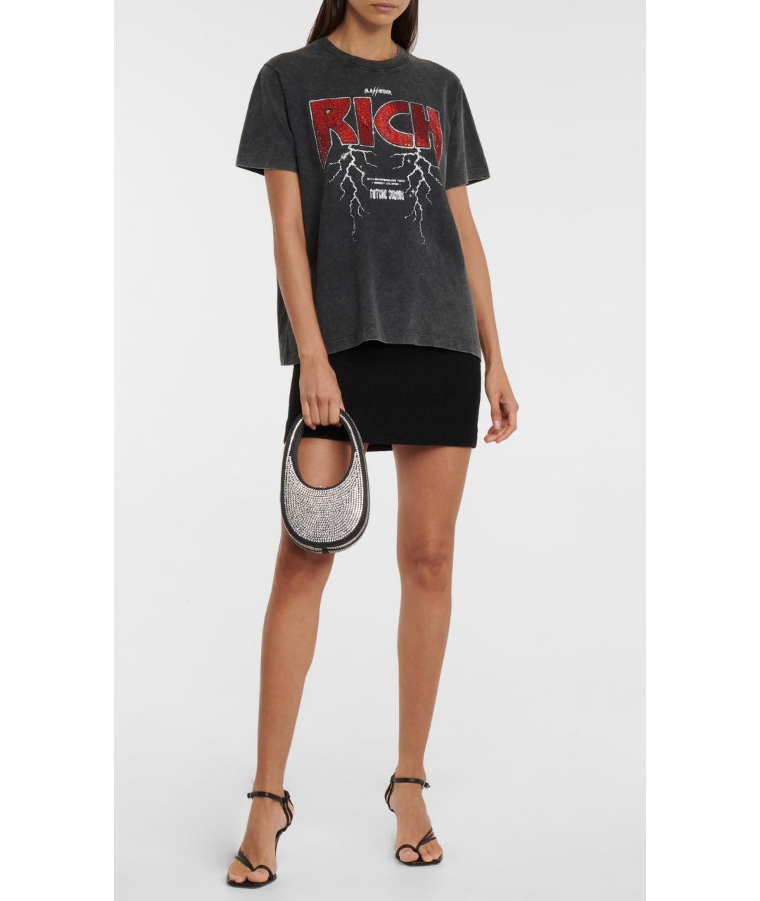 COPERNI Черная тканевая сумка с короткими ручками, фото 3