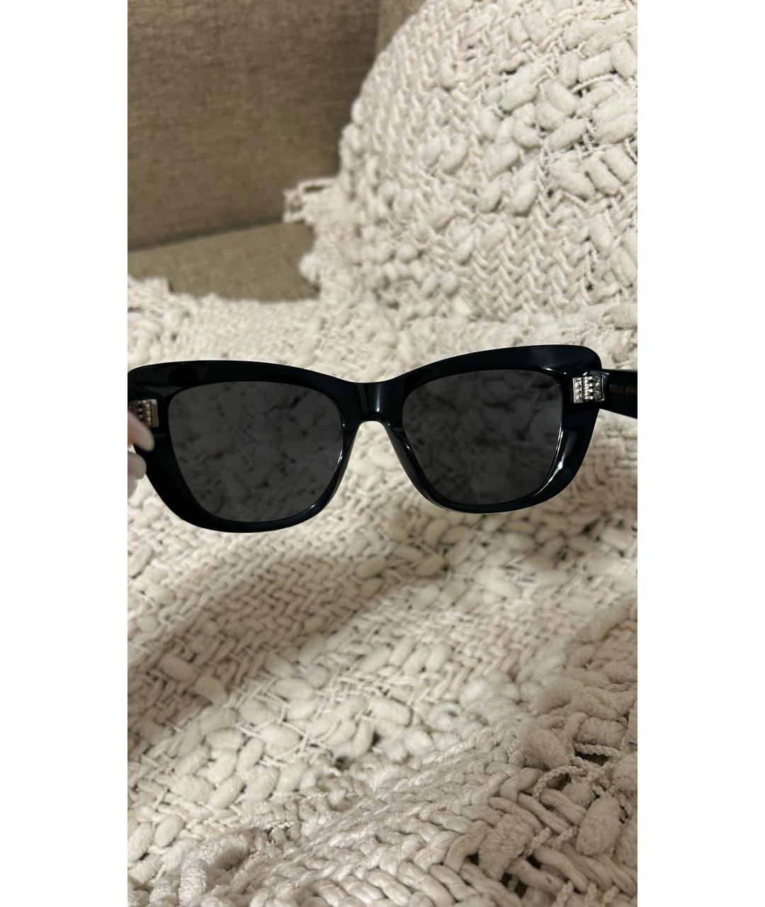 CELINE Черные пластиковые солнцезащитные очки, фото 8