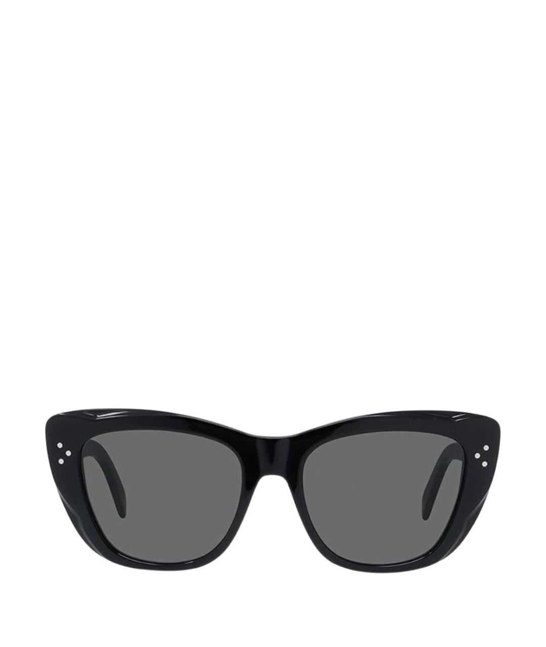 CELINE Черные пластиковые солнцезащитные очки, фото 1