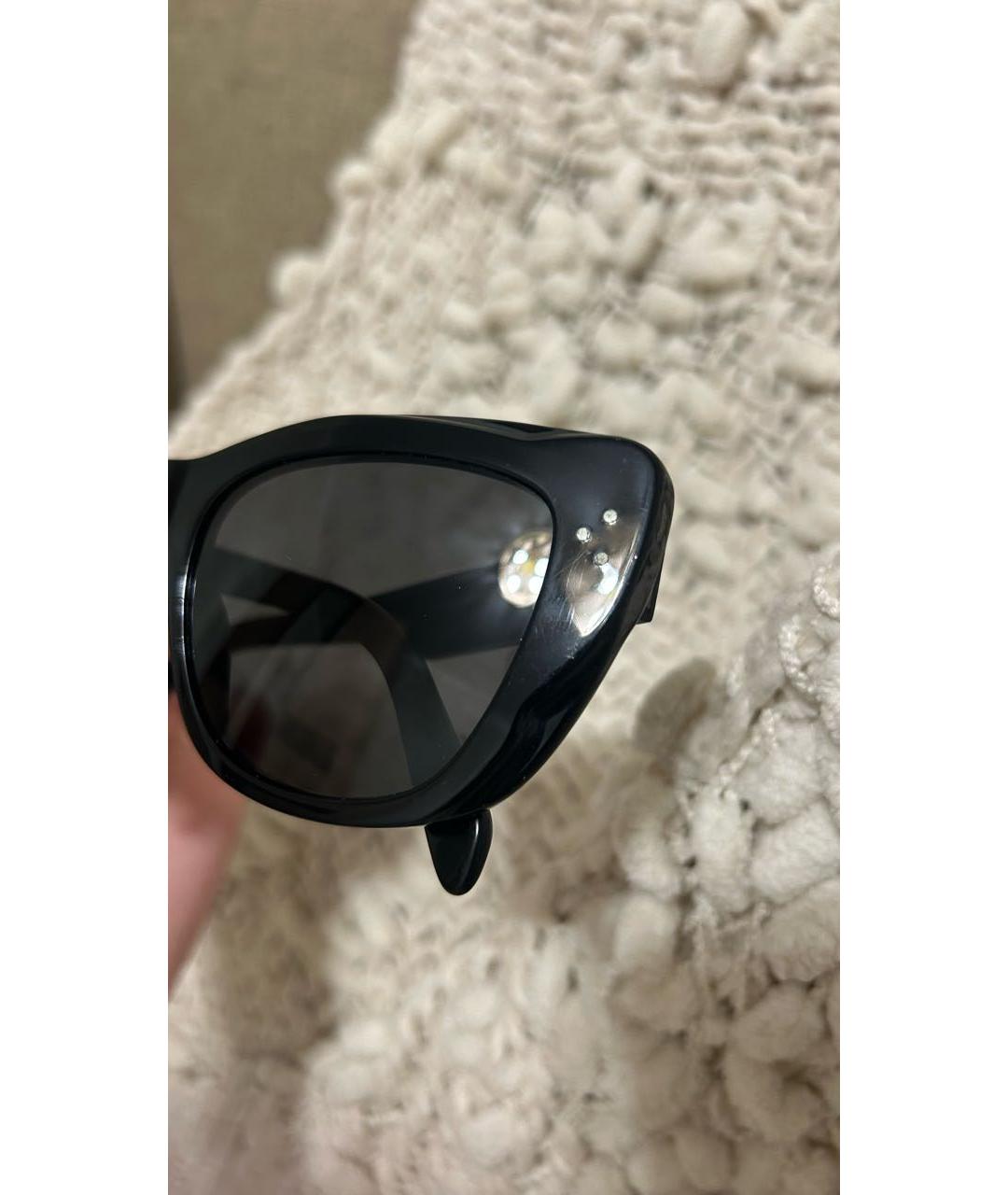 CELINE Черные пластиковые солнцезащитные очки, фото 7