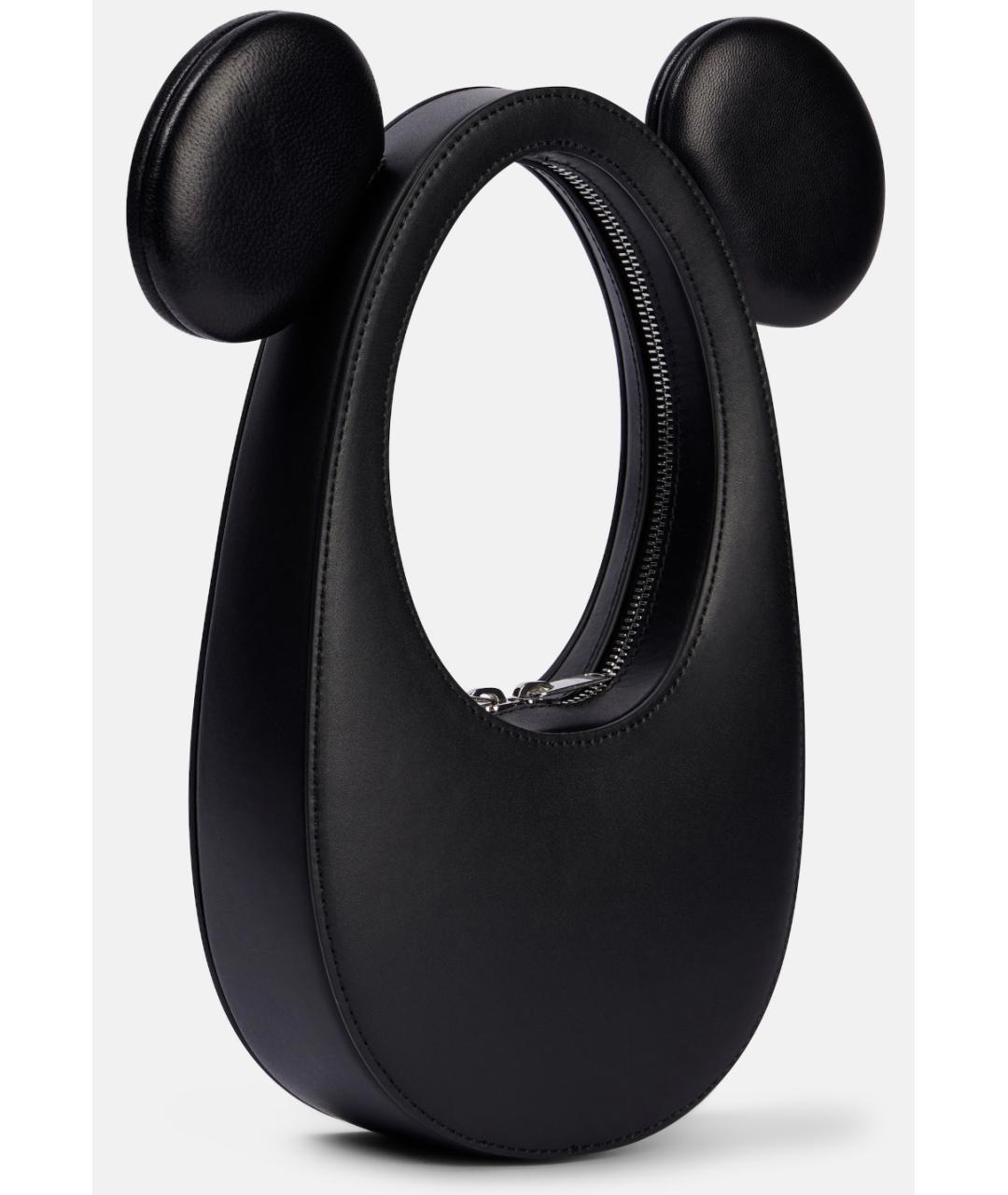 COPERNI Черная кожаная сумка с короткими ручками, фото 3