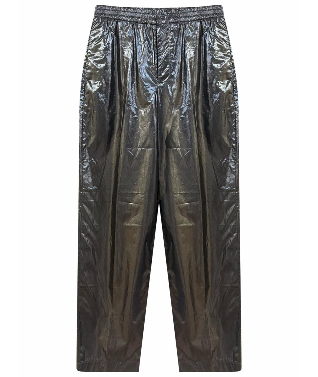 NUDE Черные хлопковые прямые брюки, фото 1