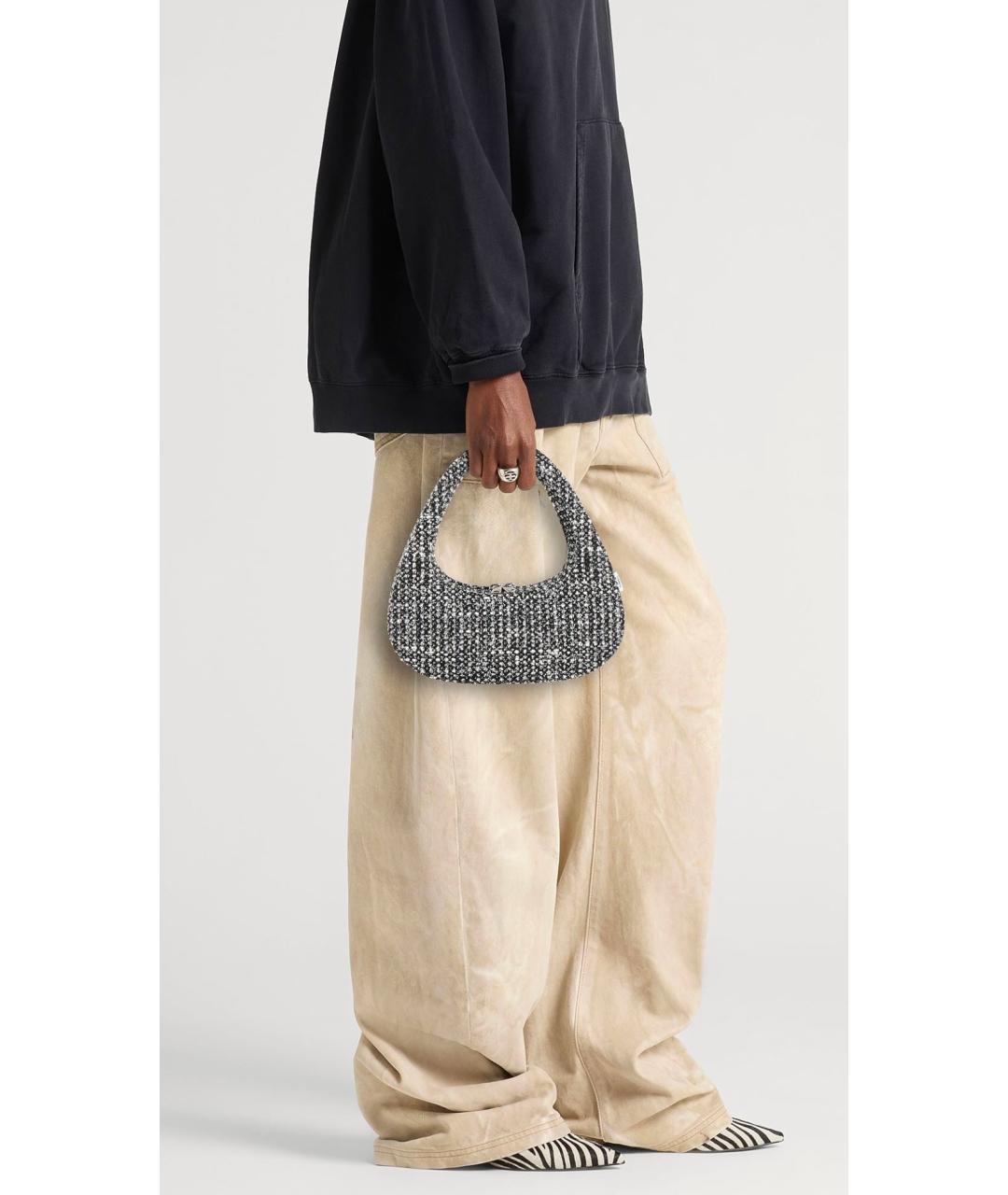 COPERNI Черная тканевая сумка с короткими ручками, фото 3