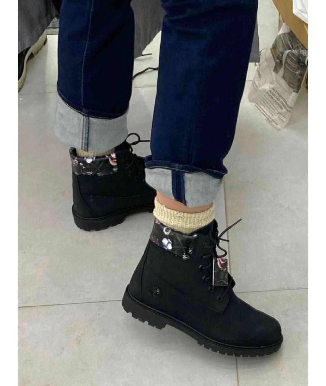 TIMBERLAND Черные нубуковые ботинки, фото 7