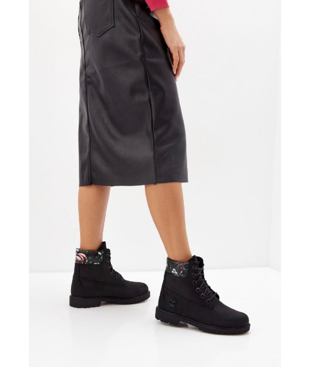 TIMBERLAND Черные нубуковые ботинки, фото 6