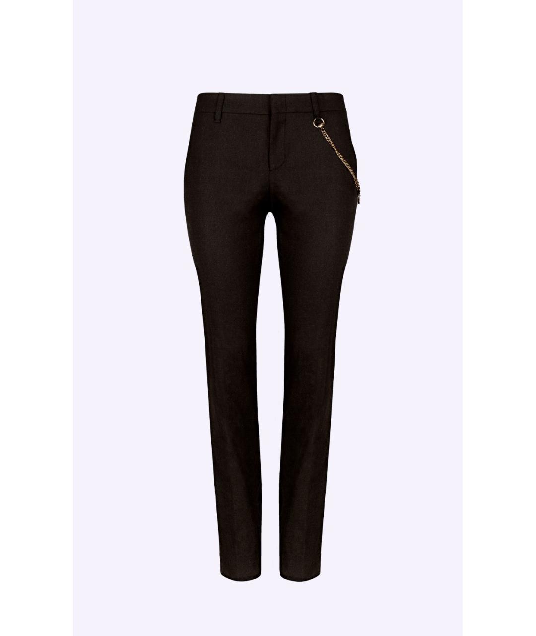 GUCCI Черные шерстяные брюки узкие, фото 5