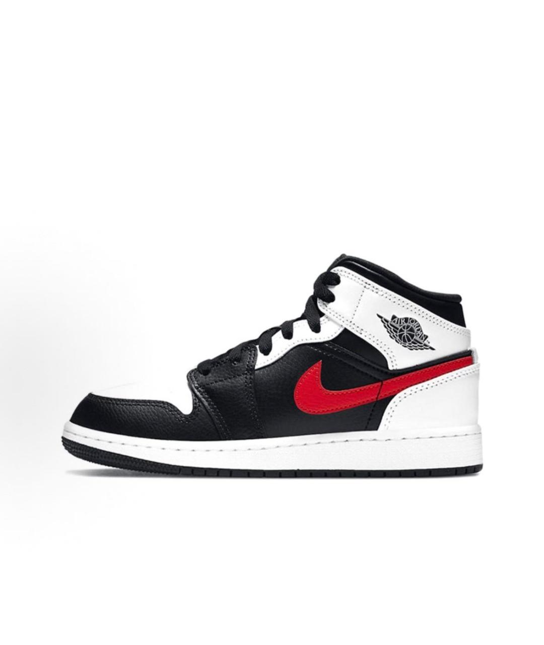 JORDAN Черные кожаные кроссовки, фото 3