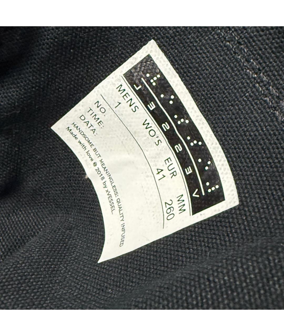 YOHJI YAMAMOTO Черные высокие кроссовки / кеды, фото 7