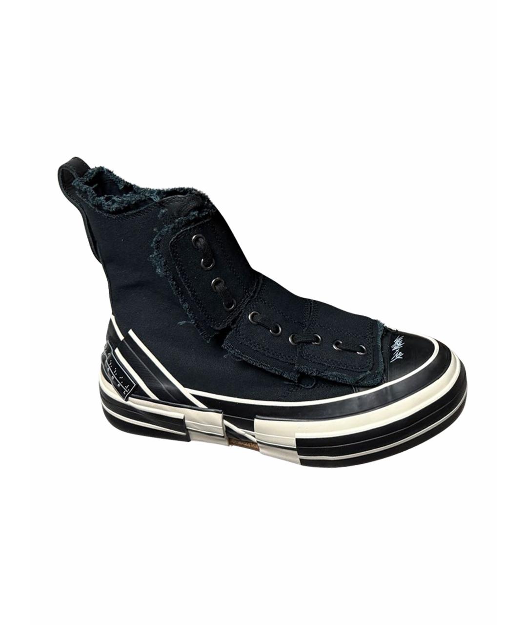 YOHJI YAMAMOTO Черные высокие кроссовки / кеды, фото 1