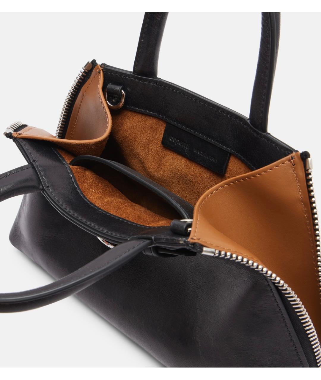 COPERNI Черная кожаная сумка с короткими ручками, фото 6