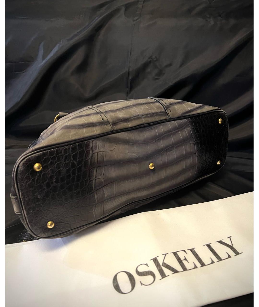 SAINT LAURENT Серая кожаная сумка с короткими ручками, фото 7