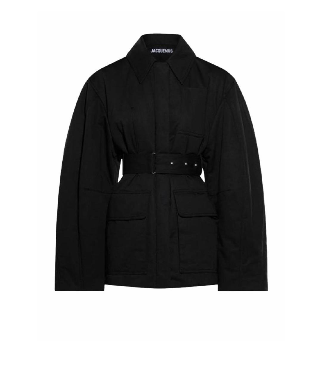 JACQUEMUS Черная хлопковая куртка, фото 7