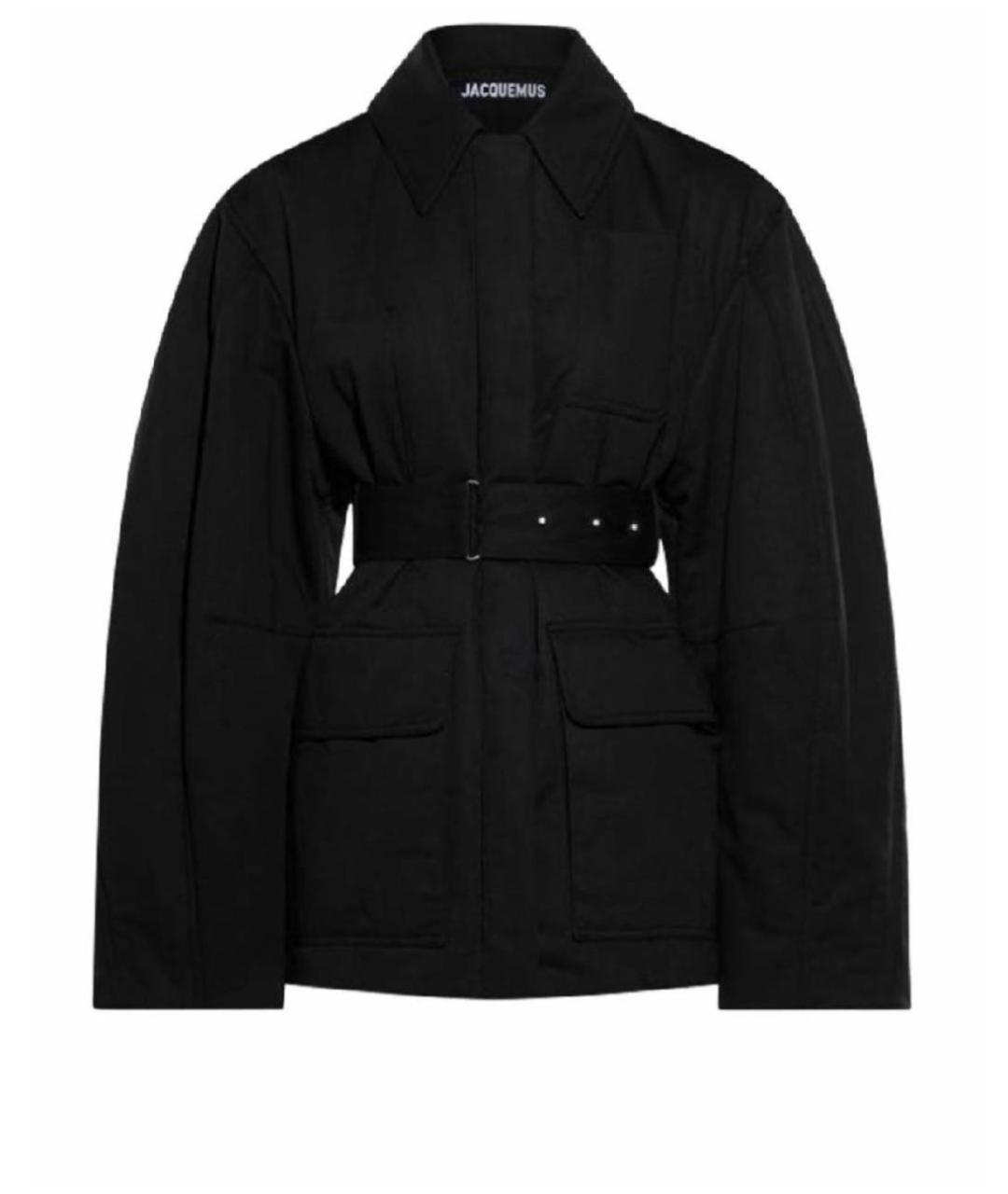 JACQUEMUS Черная хлопковая куртка, фото 6