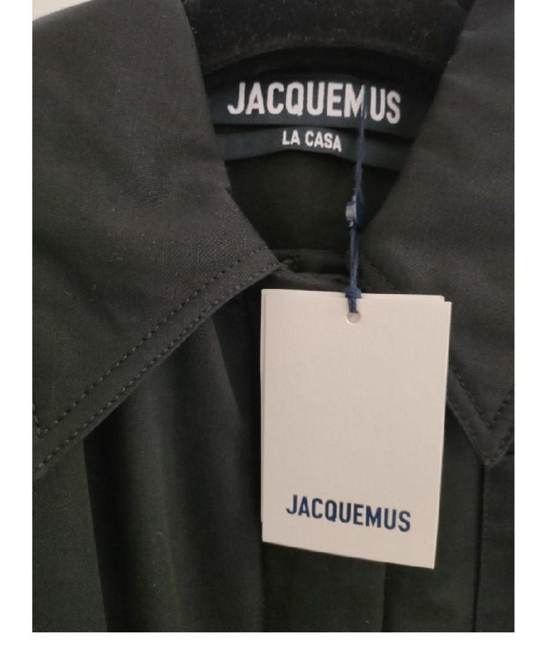 JACQUEMUS Черная хлопковая куртка, фото 3