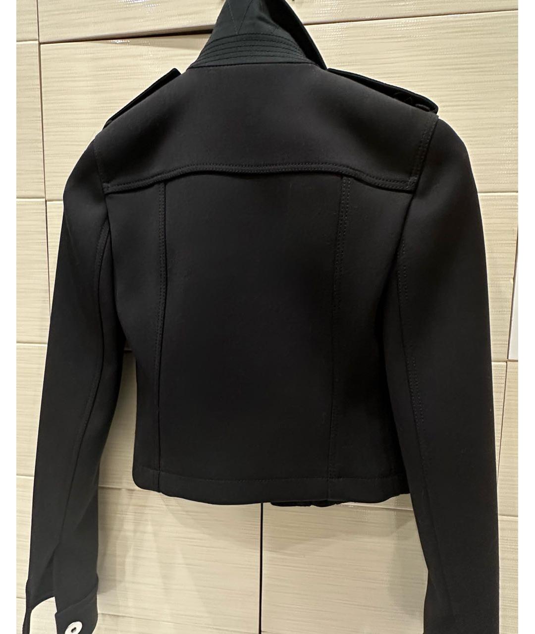 BOTTEGA VENETA Черный шерстяной жакет/пиджак, фото 2