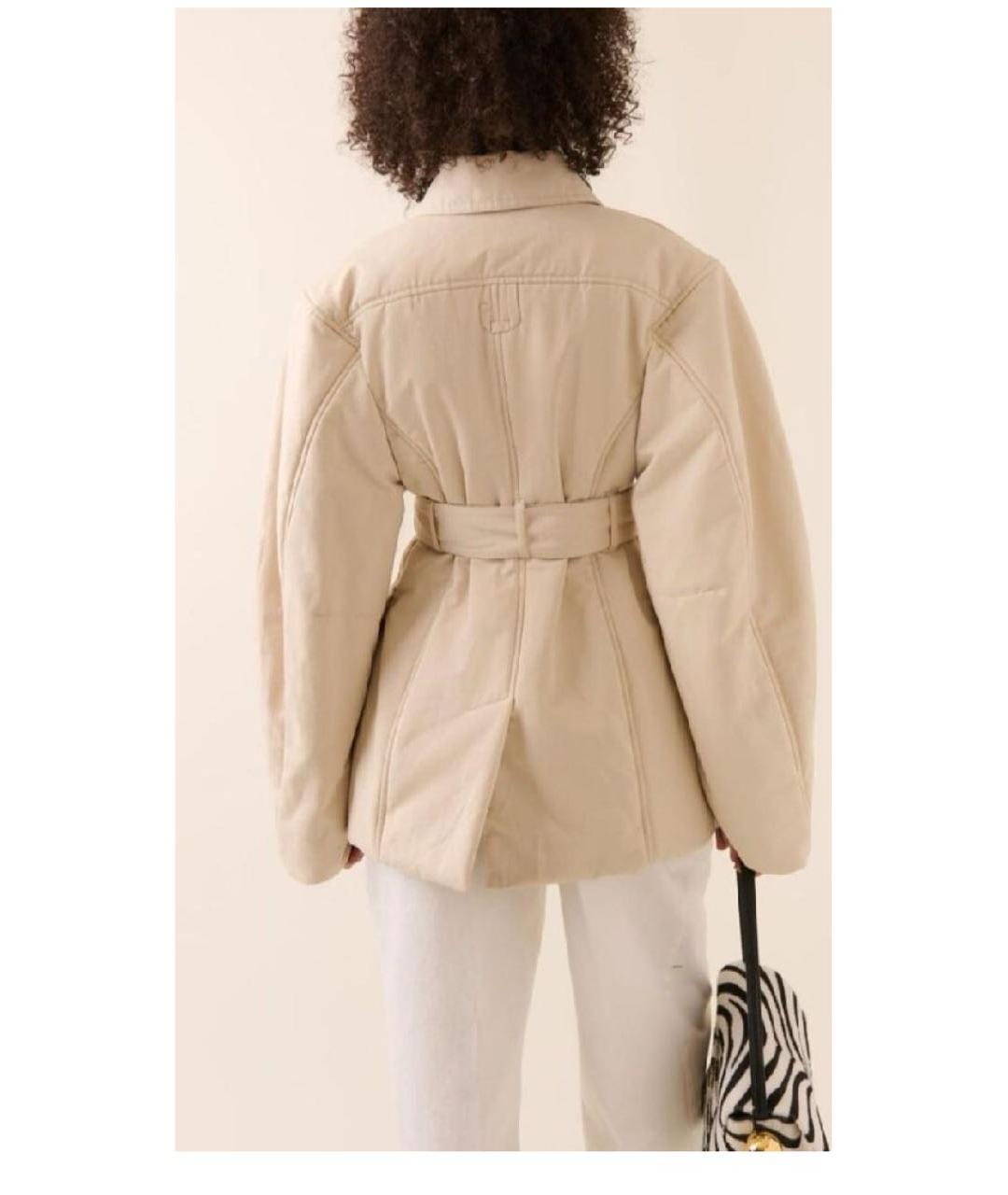 JACQUEMUS Бежевая хлопковая куртка, фото 2