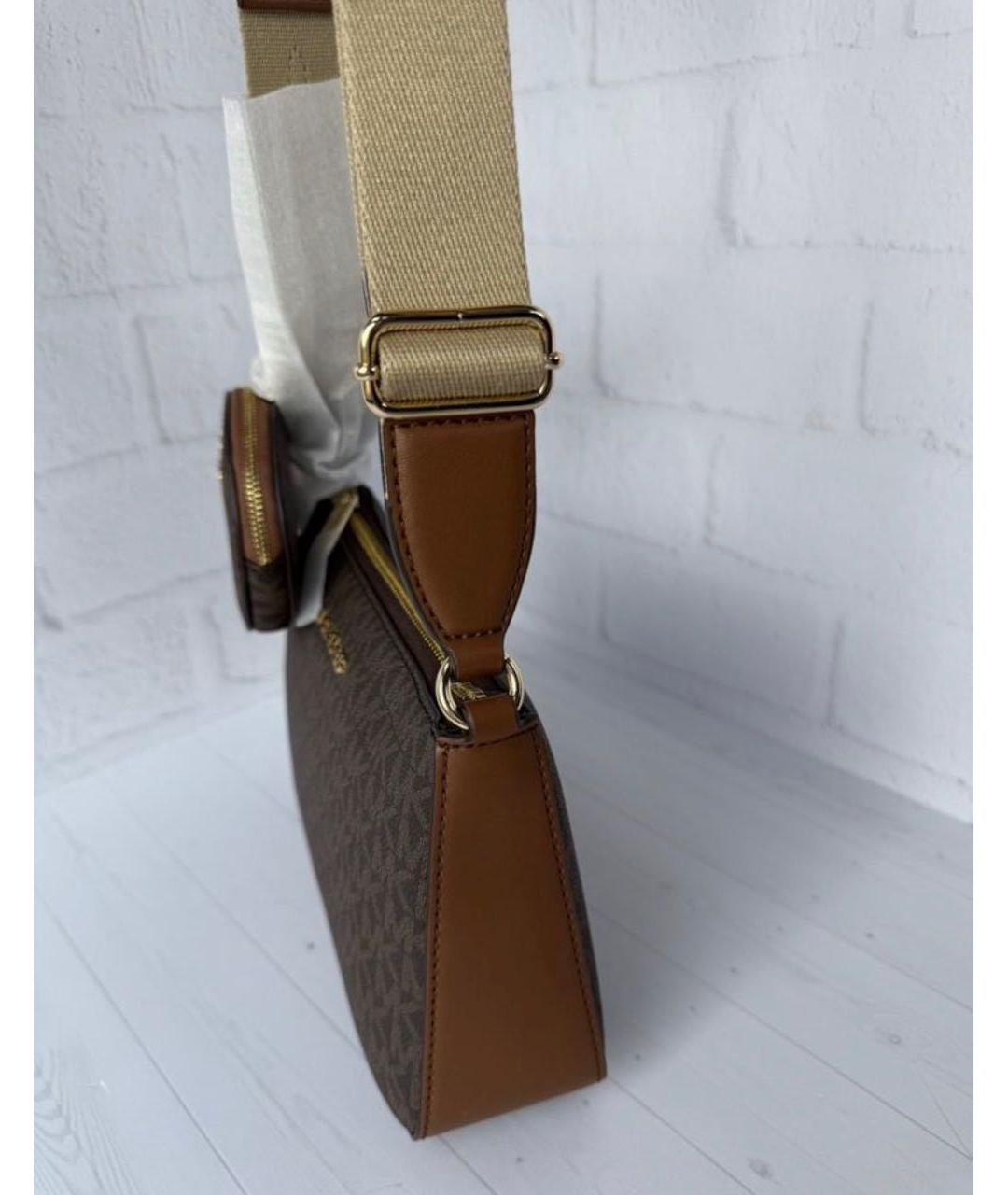 MICHAEL KORS Коричневая сумка через плечо, фото 2