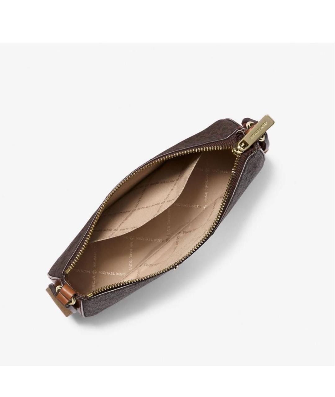 MICHAEL KORS Коричневая сумка через плечо, фото 4