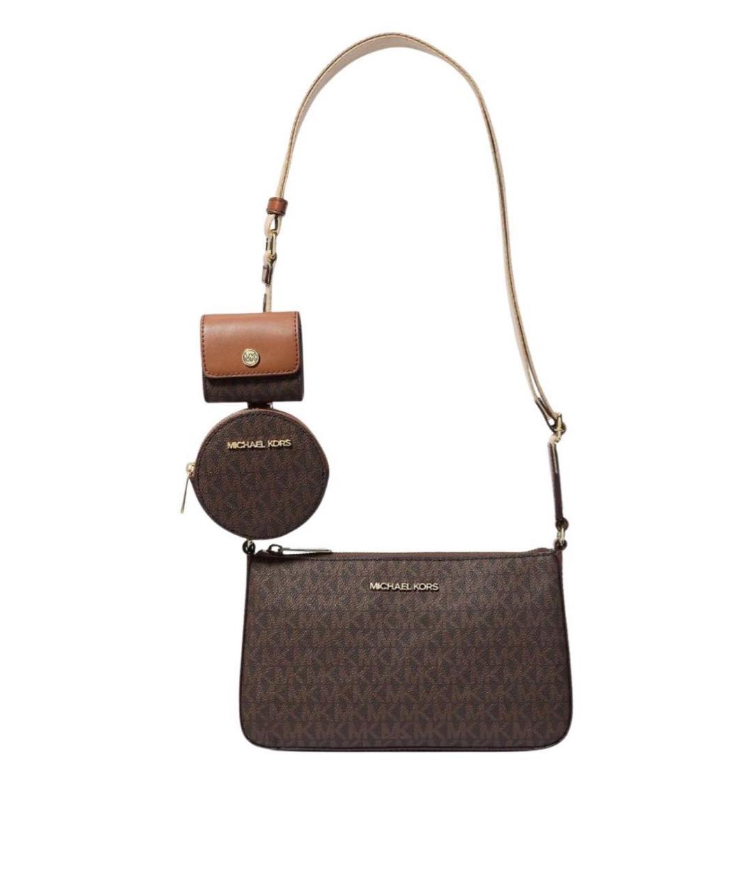 MICHAEL KORS Коричневая сумка через плечо, фото 8