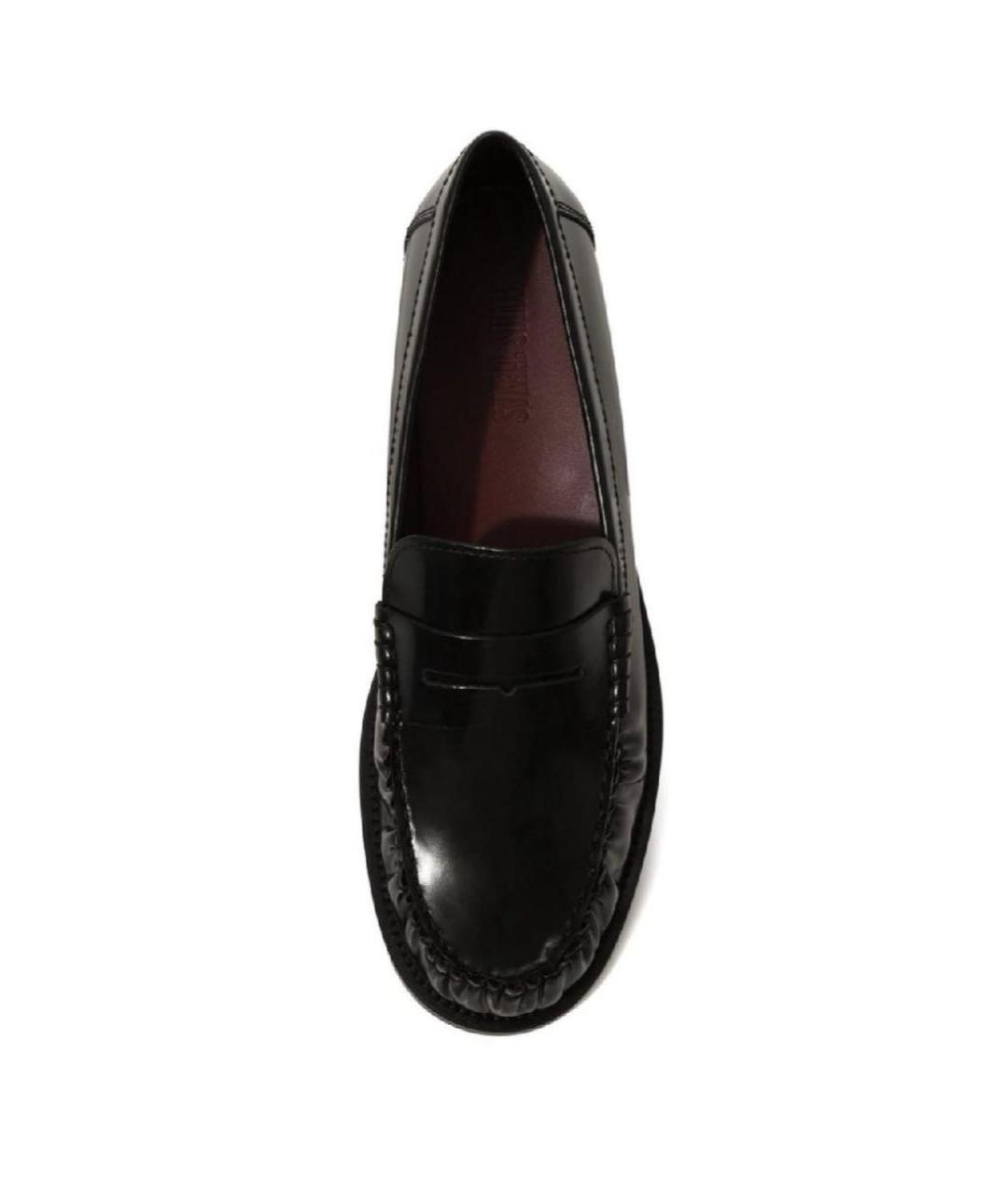 PARIS TEXAS Черные кожаные лоферы, фото 2