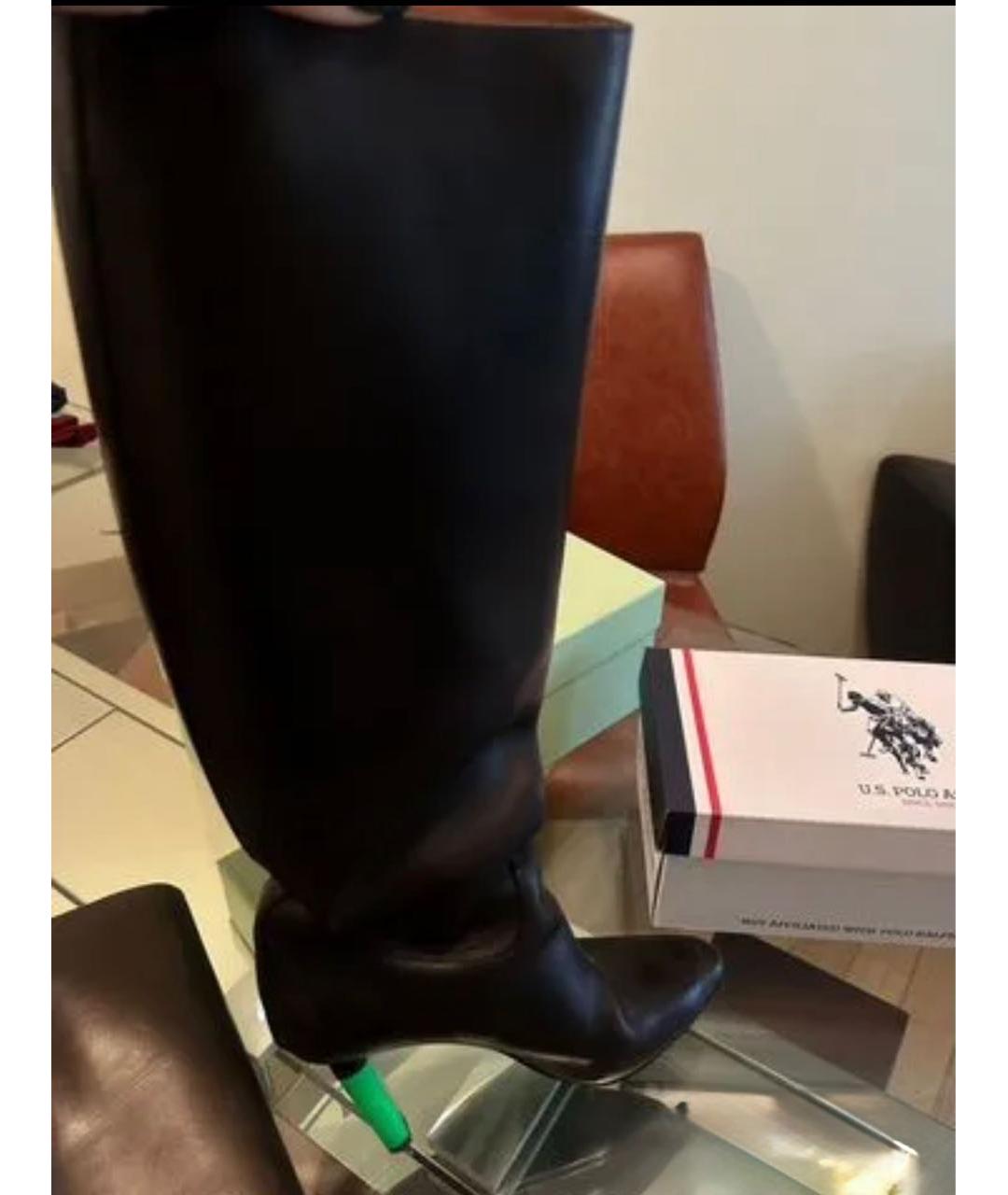 VETEMENTS Коричневые кожаные сапоги, фото 5