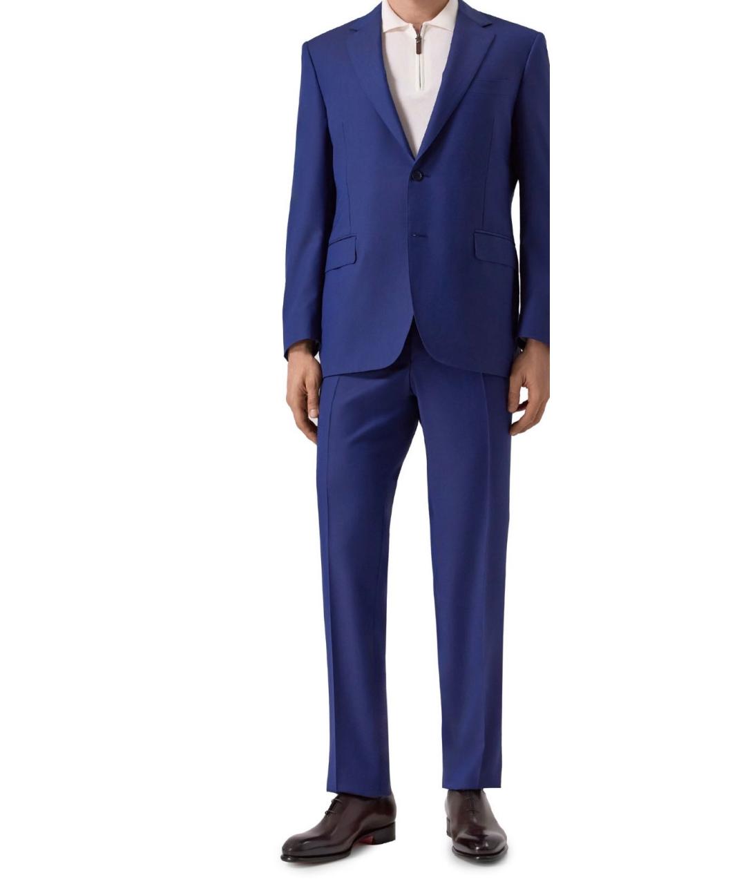 CANALI Синий классический костюм, фото 6