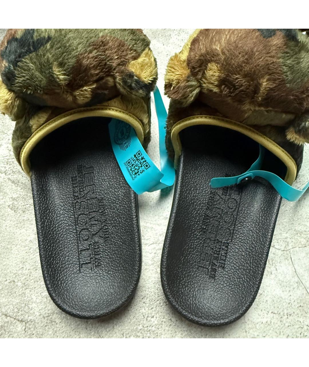 ADIDAS Черные шлепанцы, фото 3