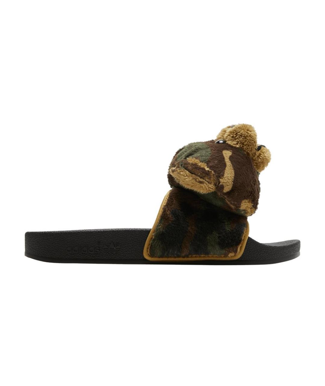 ADIDAS Черные шлепанцы, фото 8