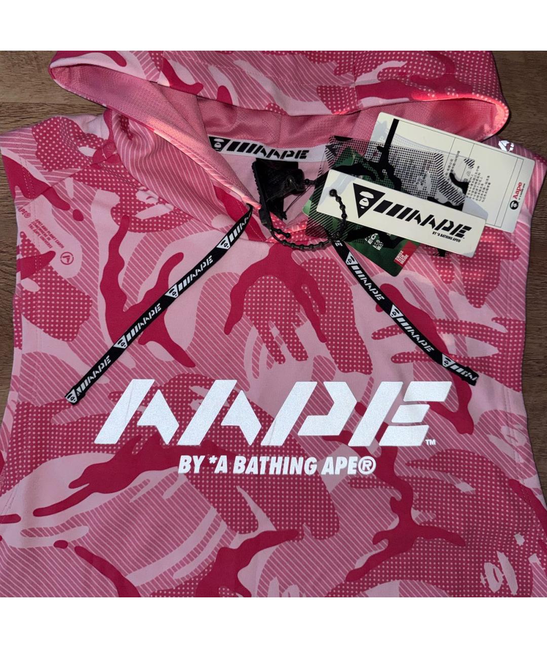 A BATHING APE Мульти хлопковый жилет, фото 4