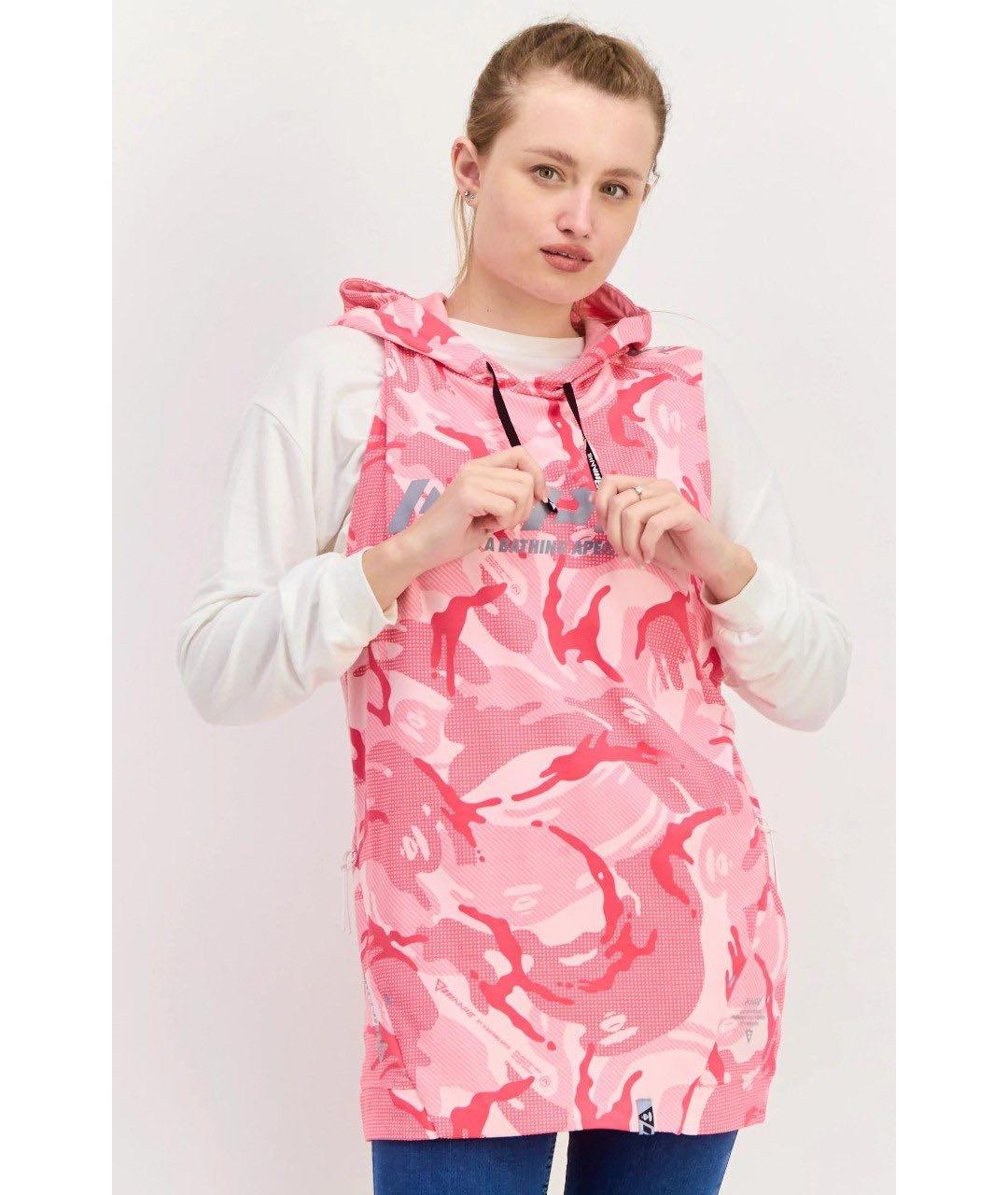 A BATHING APE Мульти хлопковый жилет, фото 7