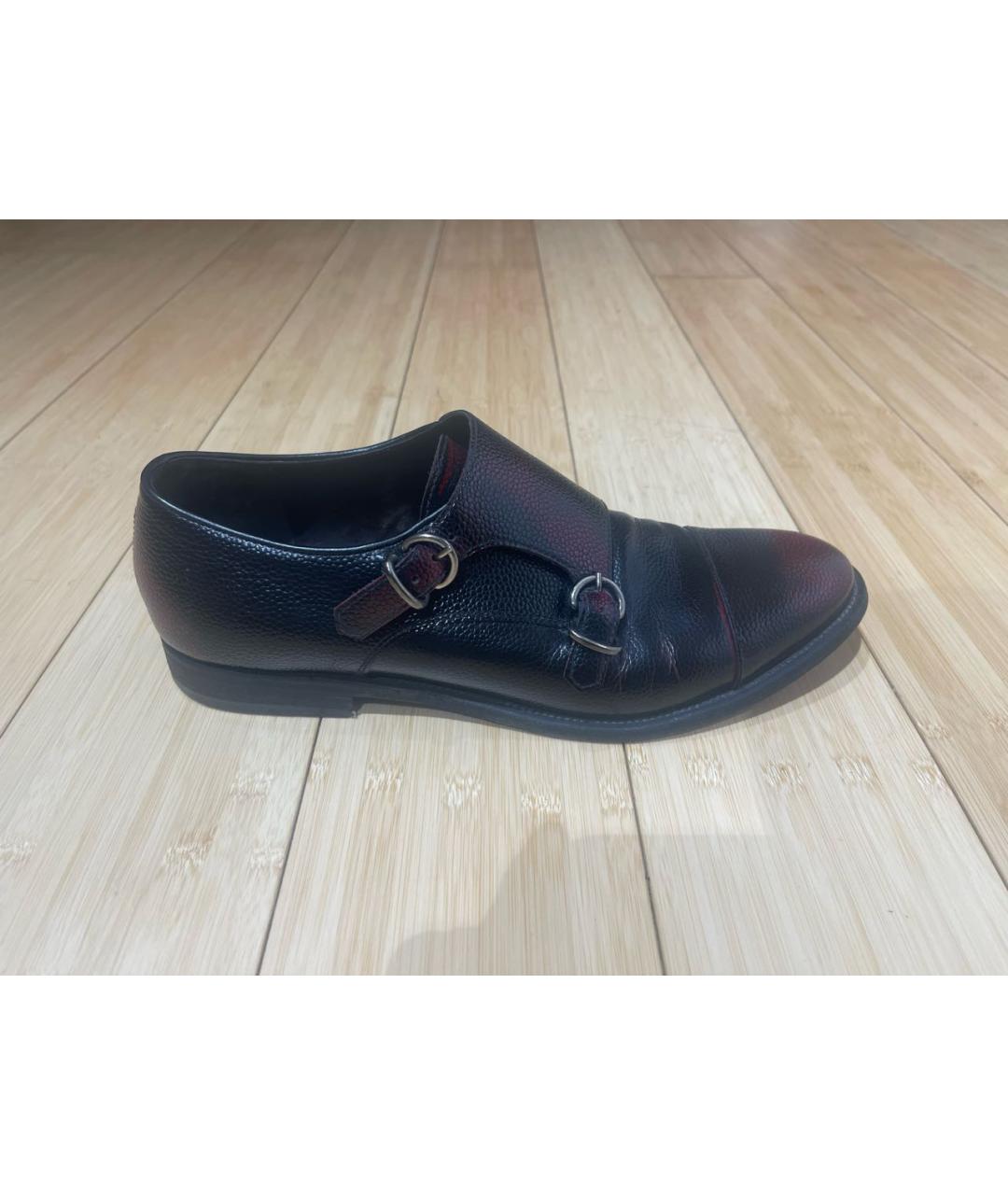 FRATELLI ROSSETTI Бордовые кожаные туфли, фото 6