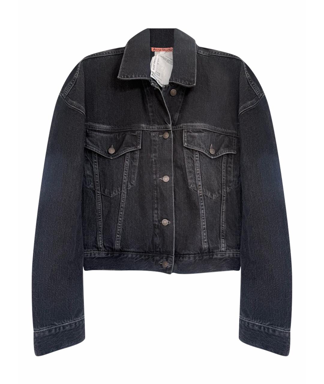 ACNE STUDIOS Черная деним куртка, фото 1