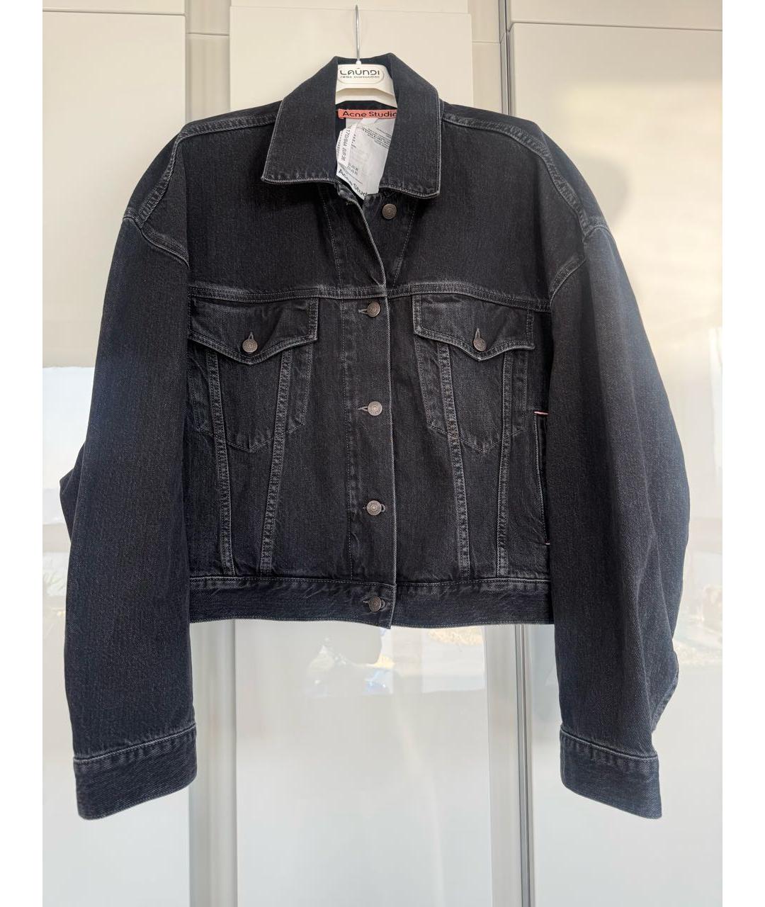 ACNE STUDIOS Черная деним куртка, фото 9