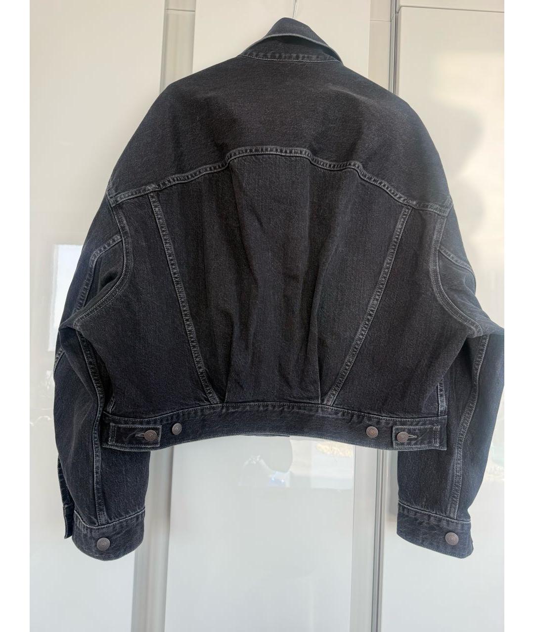 ACNE STUDIOS Черная деним куртка, фото 2