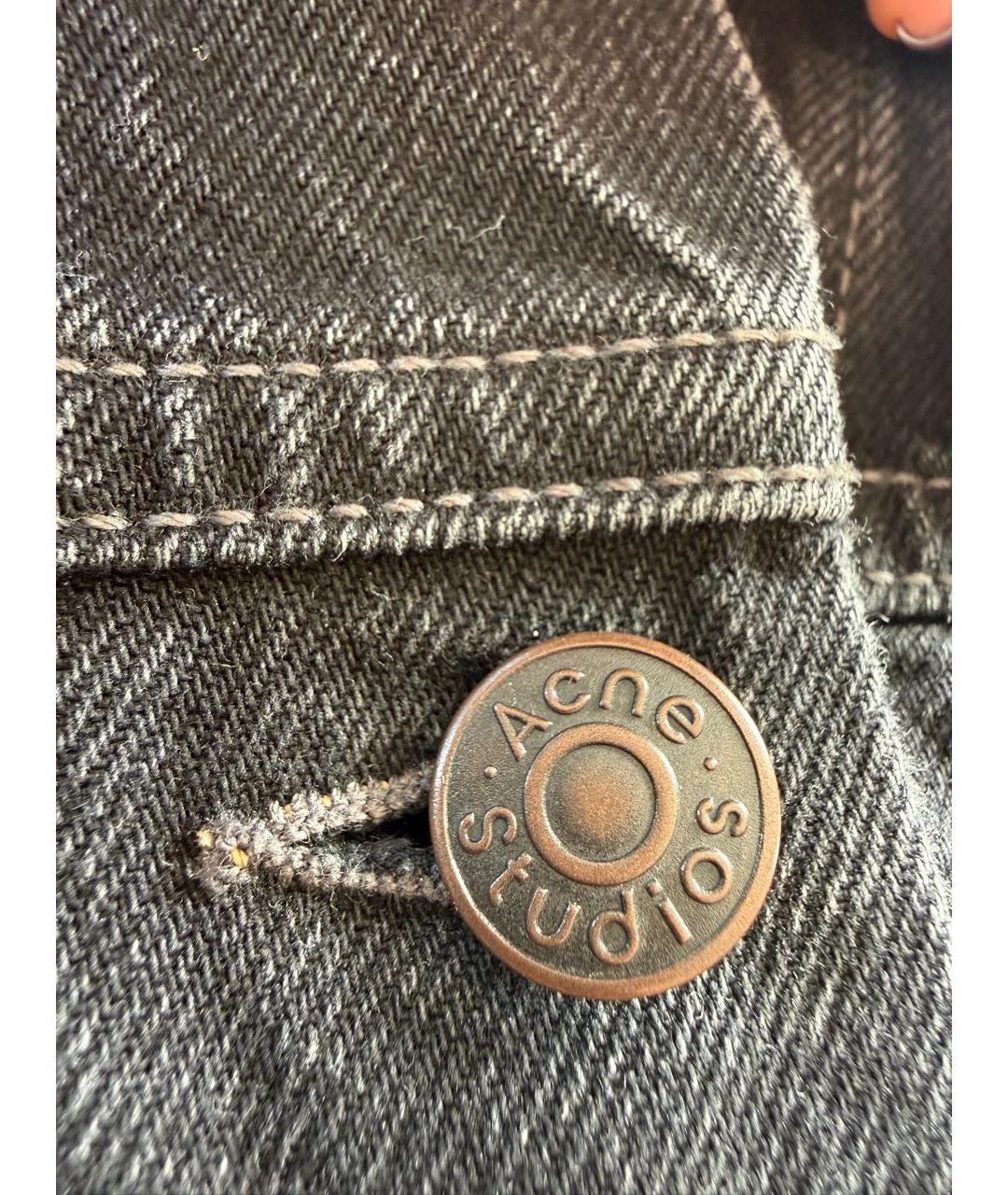 ACNE STUDIOS Черная деним куртка, фото 4