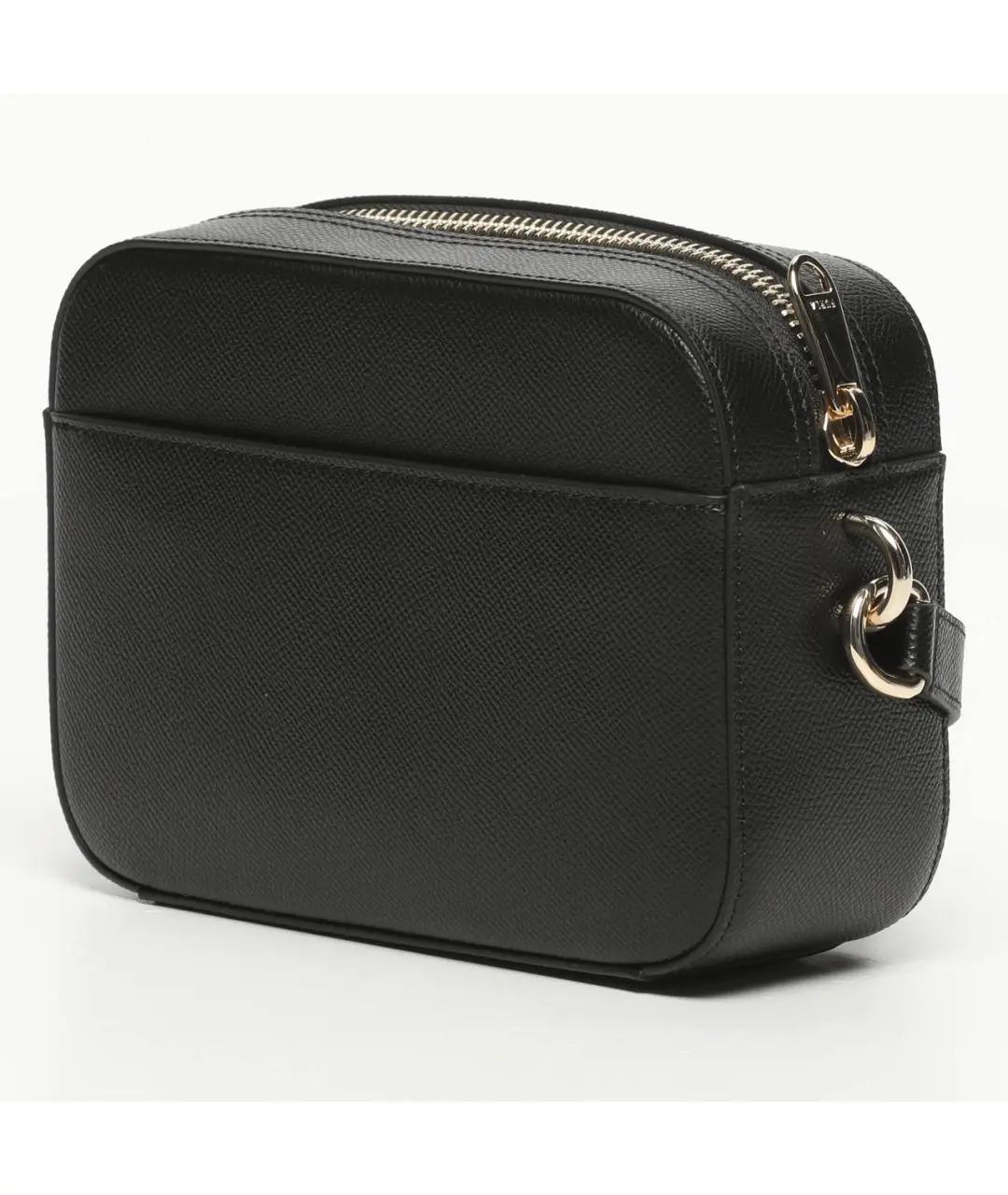 FURLA Черная кожаная сумка через плечо, фото 2